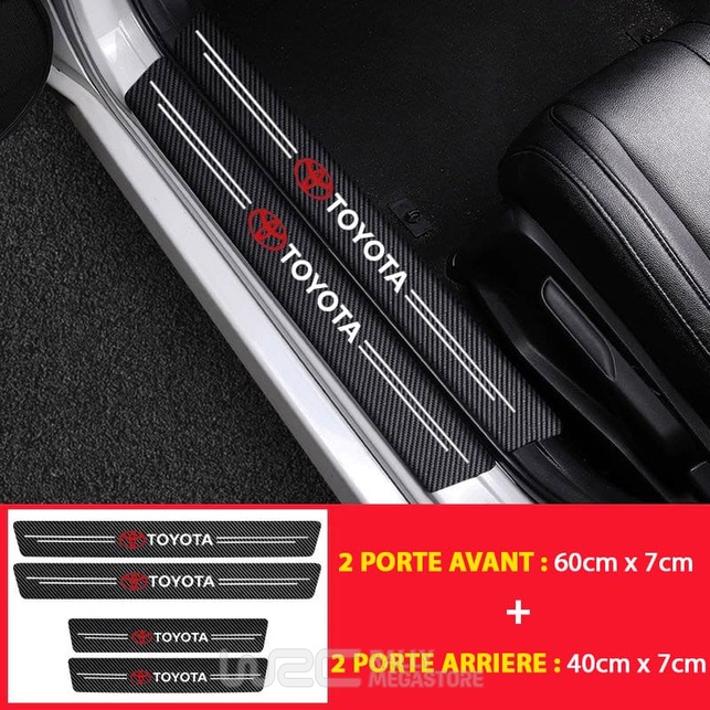 FILM PROTECTION AUTOCOLLANT POUR SEUIL DE PORTE TOYOTA